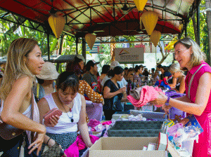 Flohmarkt an der IGS in Vietnam