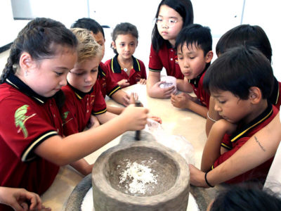 IGS Schülern an der Reismühle