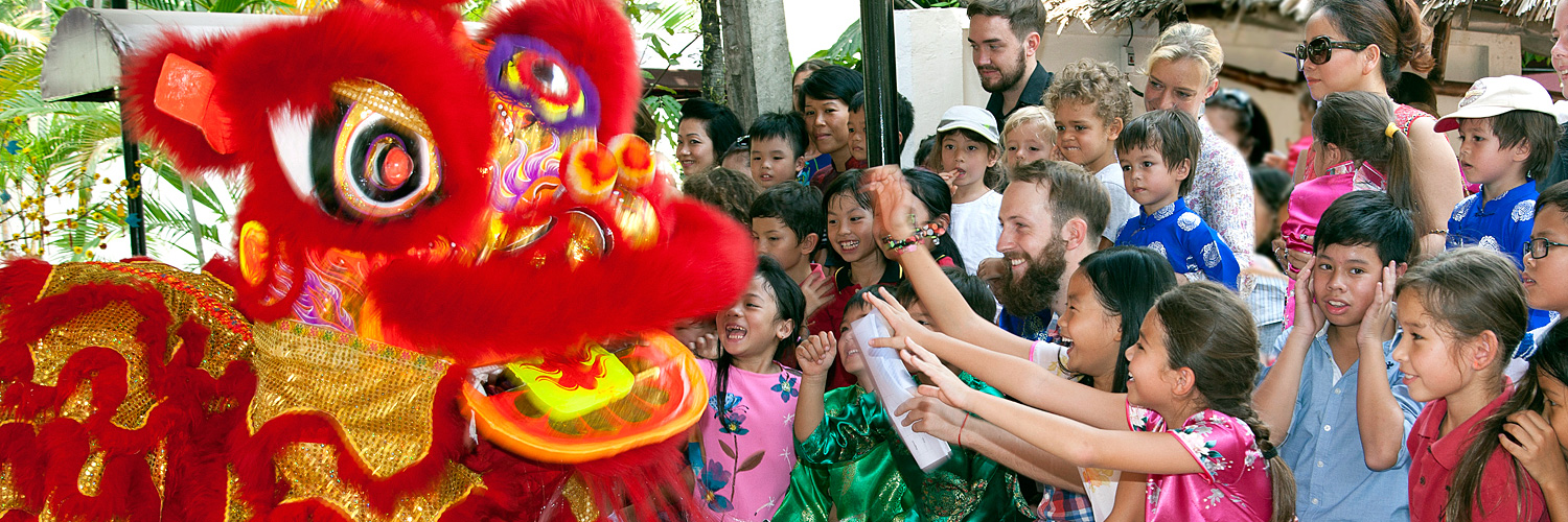 Tết-Fest auf dem Campus der IGS zu dem wichtigsten vietnamesischen Feiertag